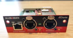 Ref 2519 Allen & Heath M-Dante Card